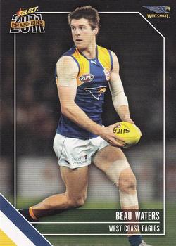 2011 Select AFL Champions #176 Beau Waters Front